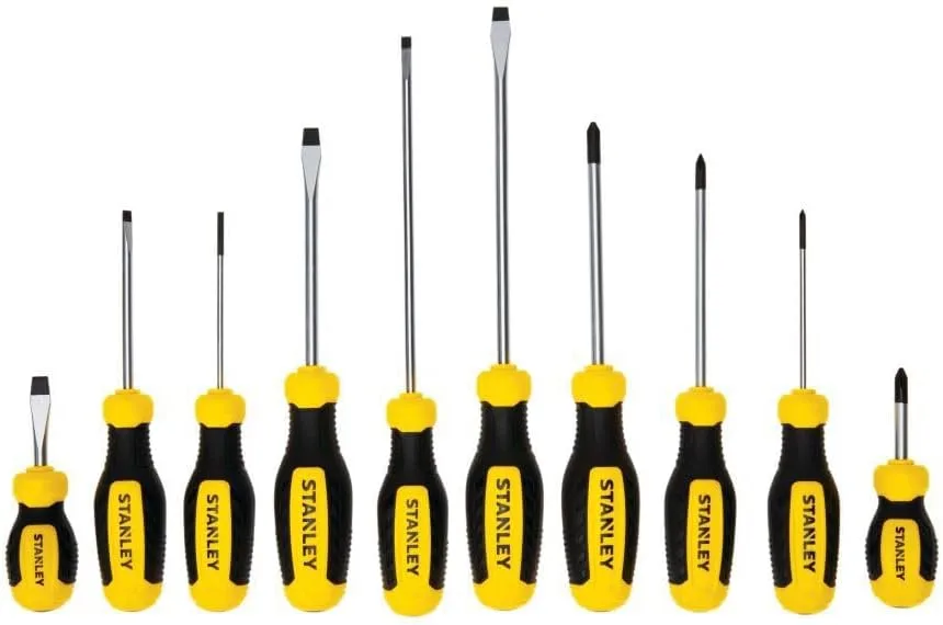 STANLEY 10PC Screwdriver Set