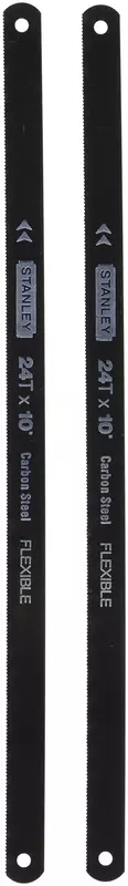 Stanley 15-904A 24 Point Hacksaw Blade High Carbon Steel, 10-Inch