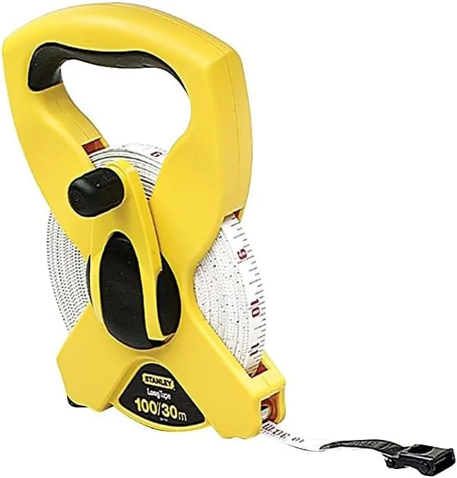 STANLEY Long Tape Measure, Open Reel, Fiberglass, 200-Foot (34-793)