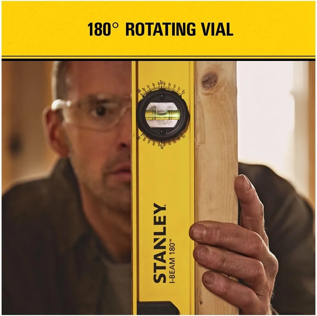 Stanley 24 Inch 180 Degree I-Beam Level
