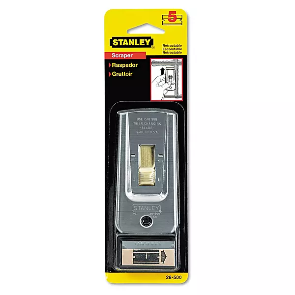 Stanley 28-500 Razor Blade Scraper with 5 Blades