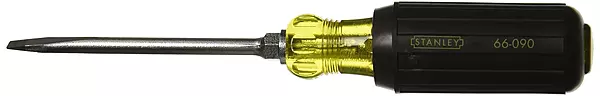 Stanley 66-090 1/4 Inch X 4 Inch Vinyl Grip Standard Blade Standard Tip Screwdriver