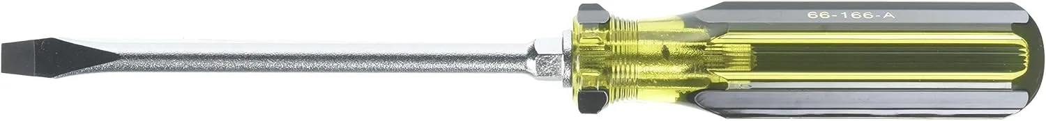 Stanley 66-166 5/16 Inch X 6 Inch 100 Plus Standard Slotted Tip Screwdriver , Silver