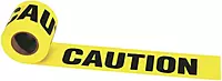 Stanley Barrier Tape, 3 in x 1,000 ft, Caution