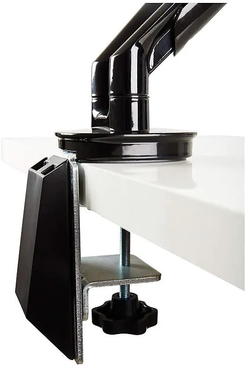 Staples Dual Monitor Arm, up to 30-inch Monitors, Black (51729) Dual Arm