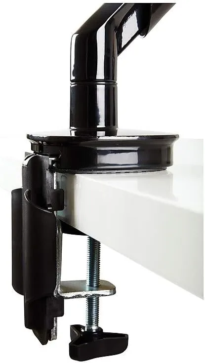 Staples Dual Monitor Arm, up to 30-inch Monitors, Black (51729) Dual Arm