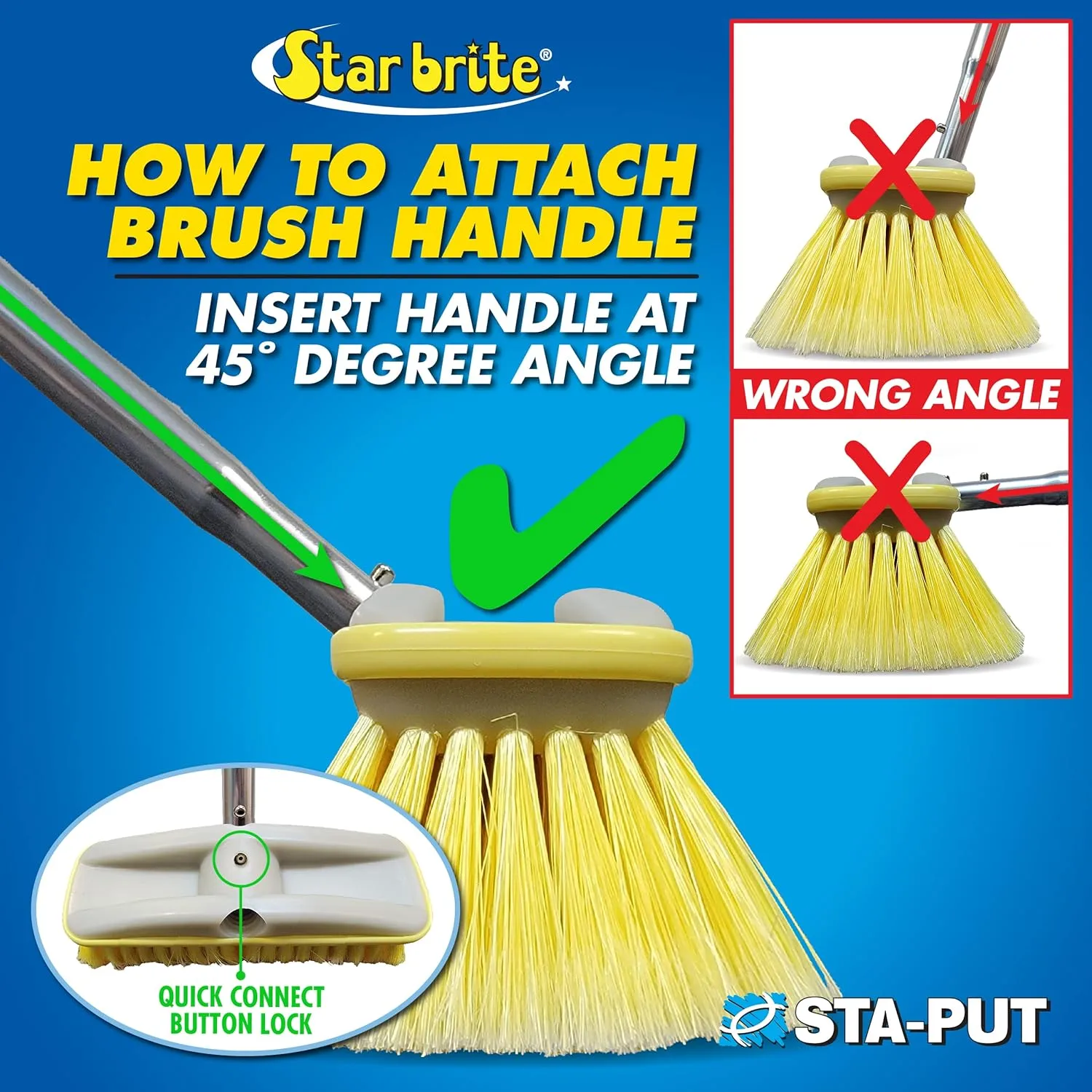 STAR BRITE Big Boat Bi-Level 10-Inch Brush