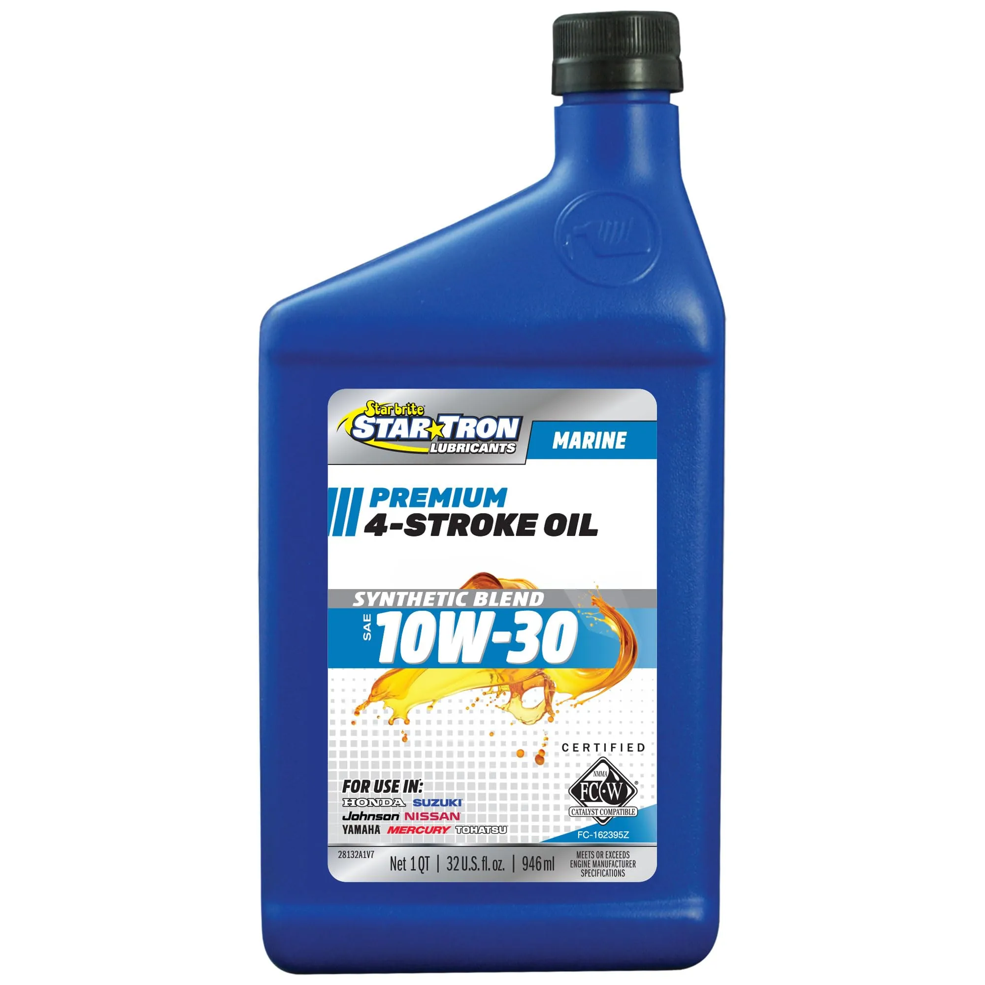 STAR BRITE Super Premium Synthetic Blend 4-Stroke Marine Oil - 32 oz