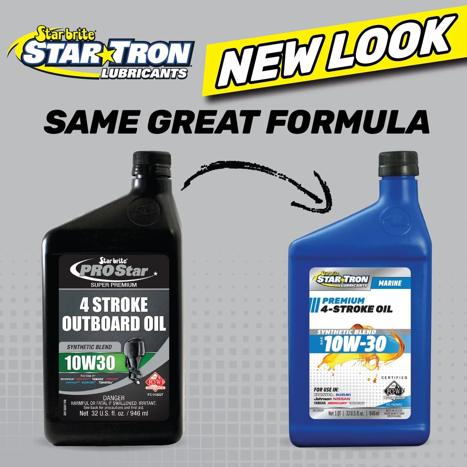 STAR BRITE Super Premium Synthetic Blend 4-Stroke Marine Oil - 32 oz