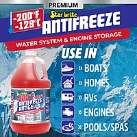STAR BRITE Premium -200°F Antifreeze for RV, Marine & Water Systems, Propylene Glycol Formula with Corrosion Inhibitors, Ready-to-Use Cold Weather Protection
