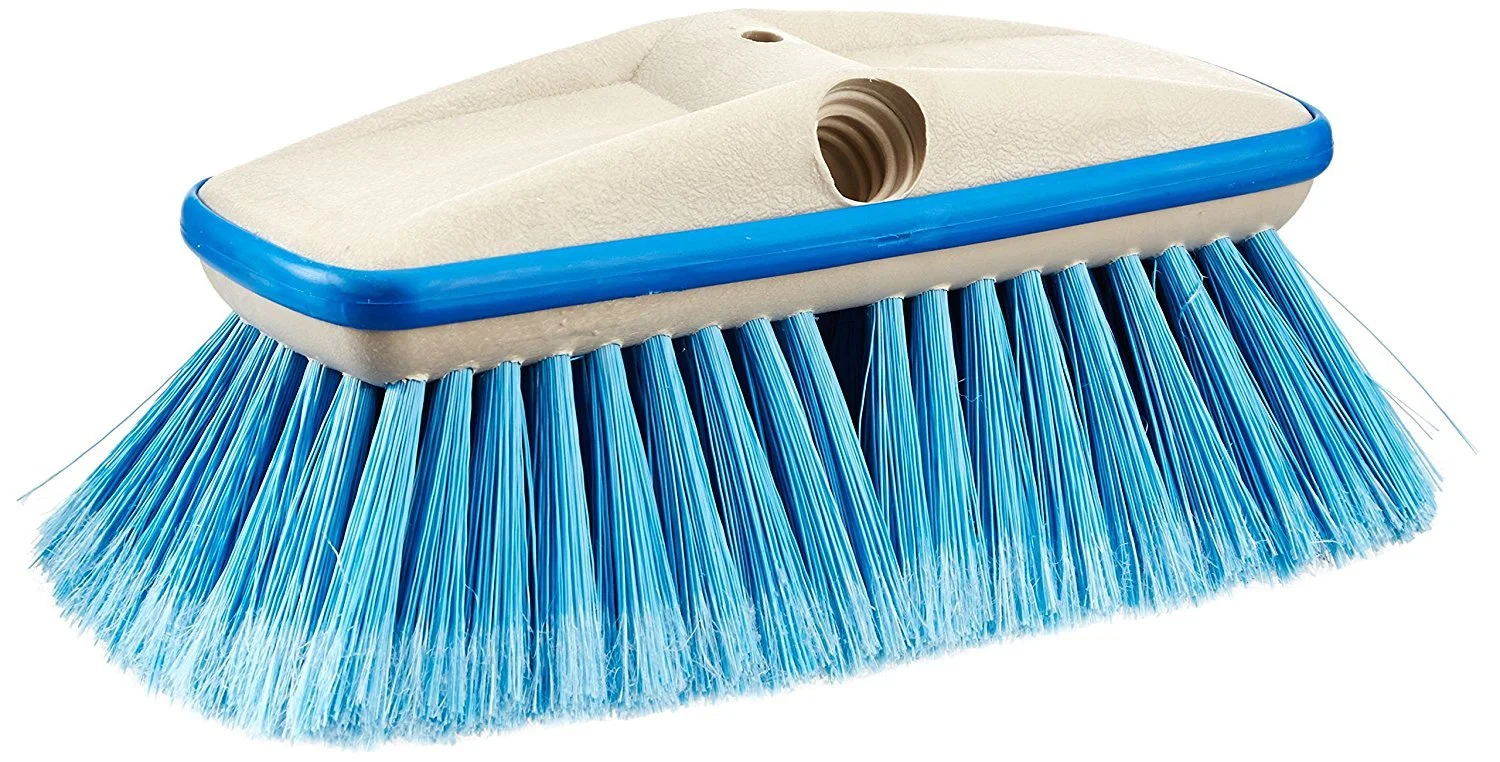 STAR BRITE 8" Deluxe Wash Brush Head - Dual Connections
