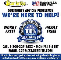 STAR BRITE Concentrated Boat Wash - Heavy-Duty, Non-Streak Formula for Sparkling Hulls, Decks, Chrome and Fittings - Fresh Blueberry Scent 16 OZ Wash