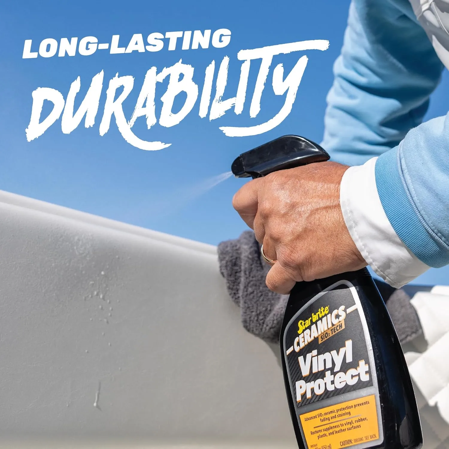 STAR BRITE Ceramics Vinyl Protect - Ultimate Upholstery & Vinyl Protection, SiO2 Infused