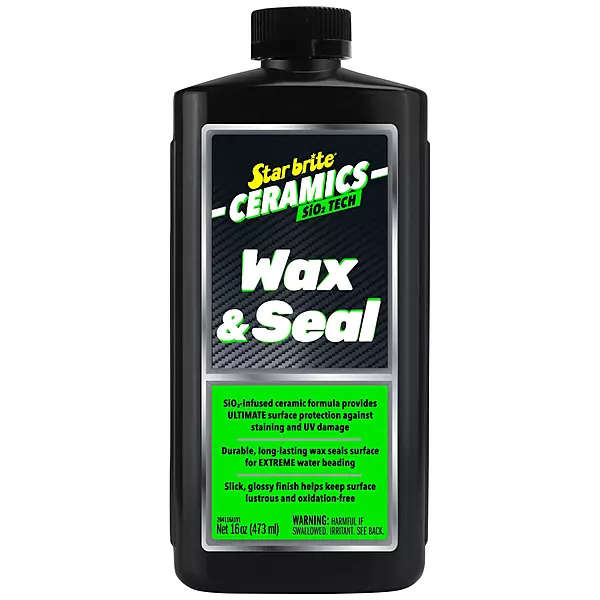 STAR BRITE Ceramics Wax & Seal, Green Apple, SiO2 Protection, 16 oz (204116)