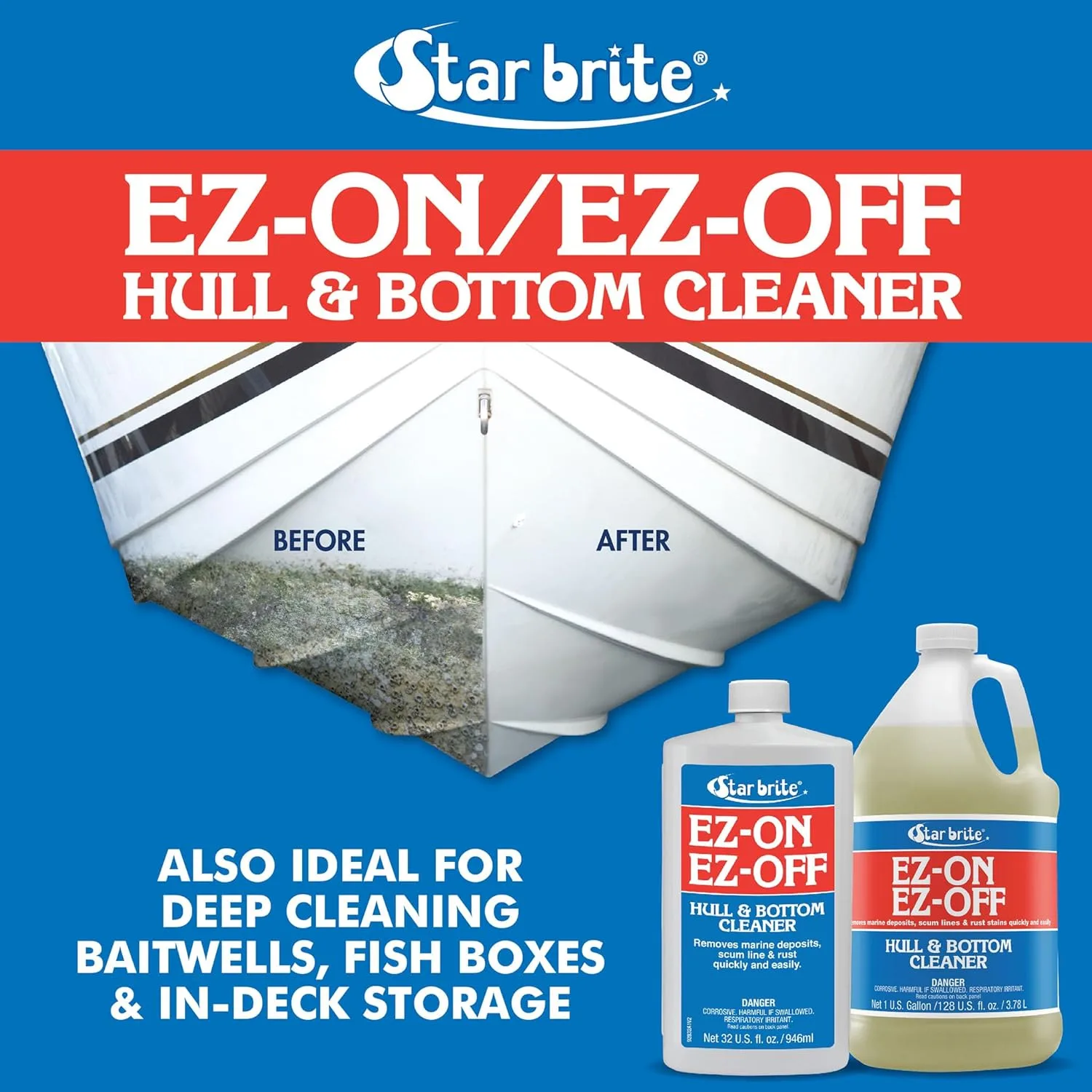 Star Brite EZ-ON EZ-Off Boat Hull & Bottom Cleaner - 1 Gallon