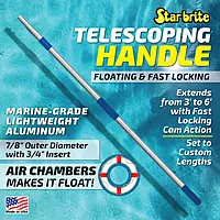 STAR BRITE Extend-A-Brush Telescoping Handle, 3'-6', Aluminum