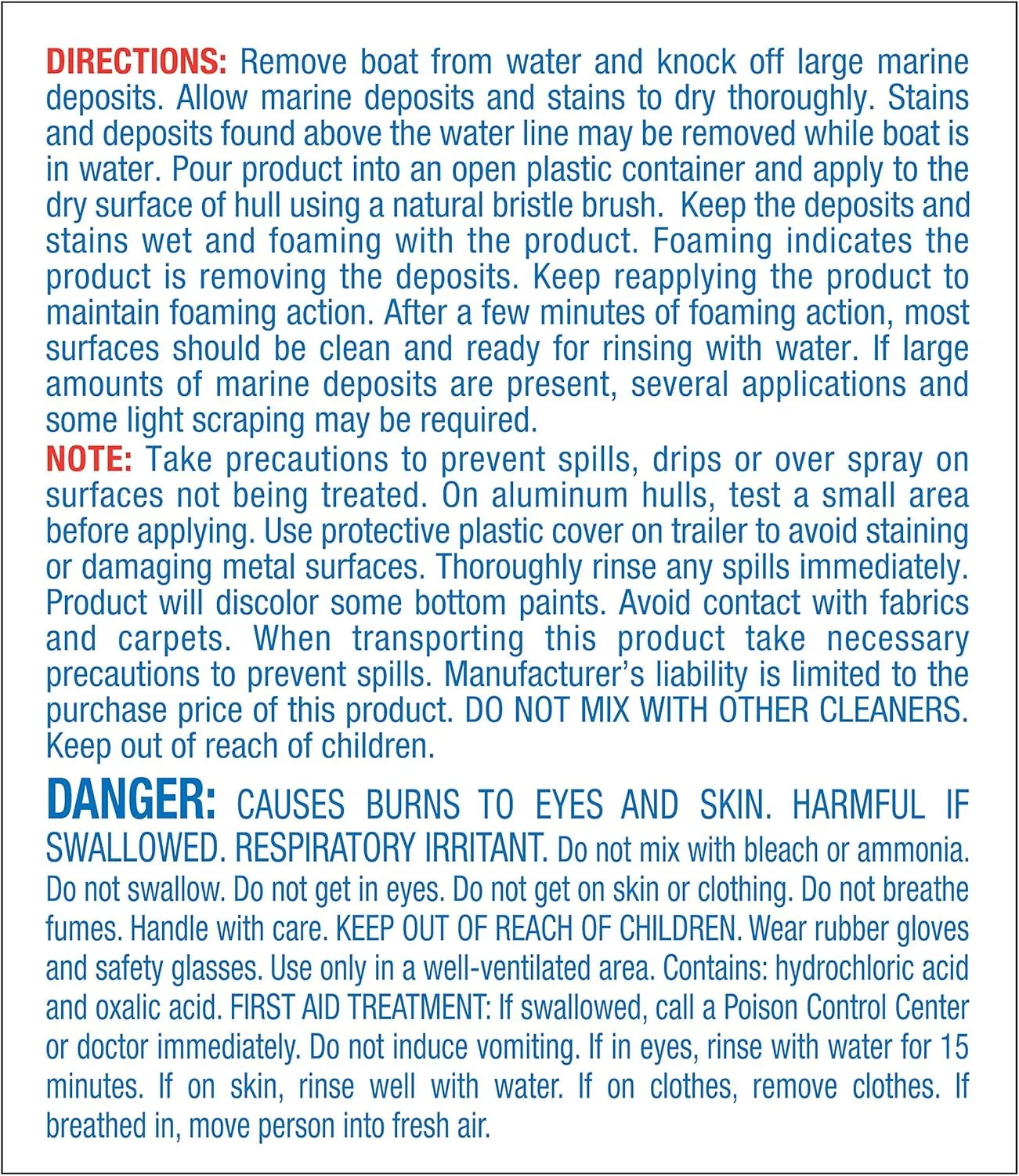 Star Brite EZ-ON EZ-Off Boat Hull & Bottom Cleaner - 1 Gallon