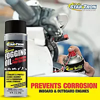 STAR BRITE Fogging Oil - Professional Grade - Maximum Protection for All Engines in Seasonal or Long-Term Storage 12 oz Spray