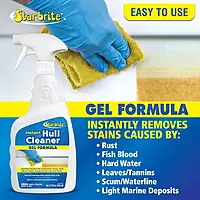 STAR BRITE Instant Hull Cleaner - 32 Oz Gel Spray - Removes Stains & Scum Lines
