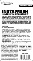 STAR BRITE Instafresh Holding Tank Treatment, Fresh Pine - 32 OZ