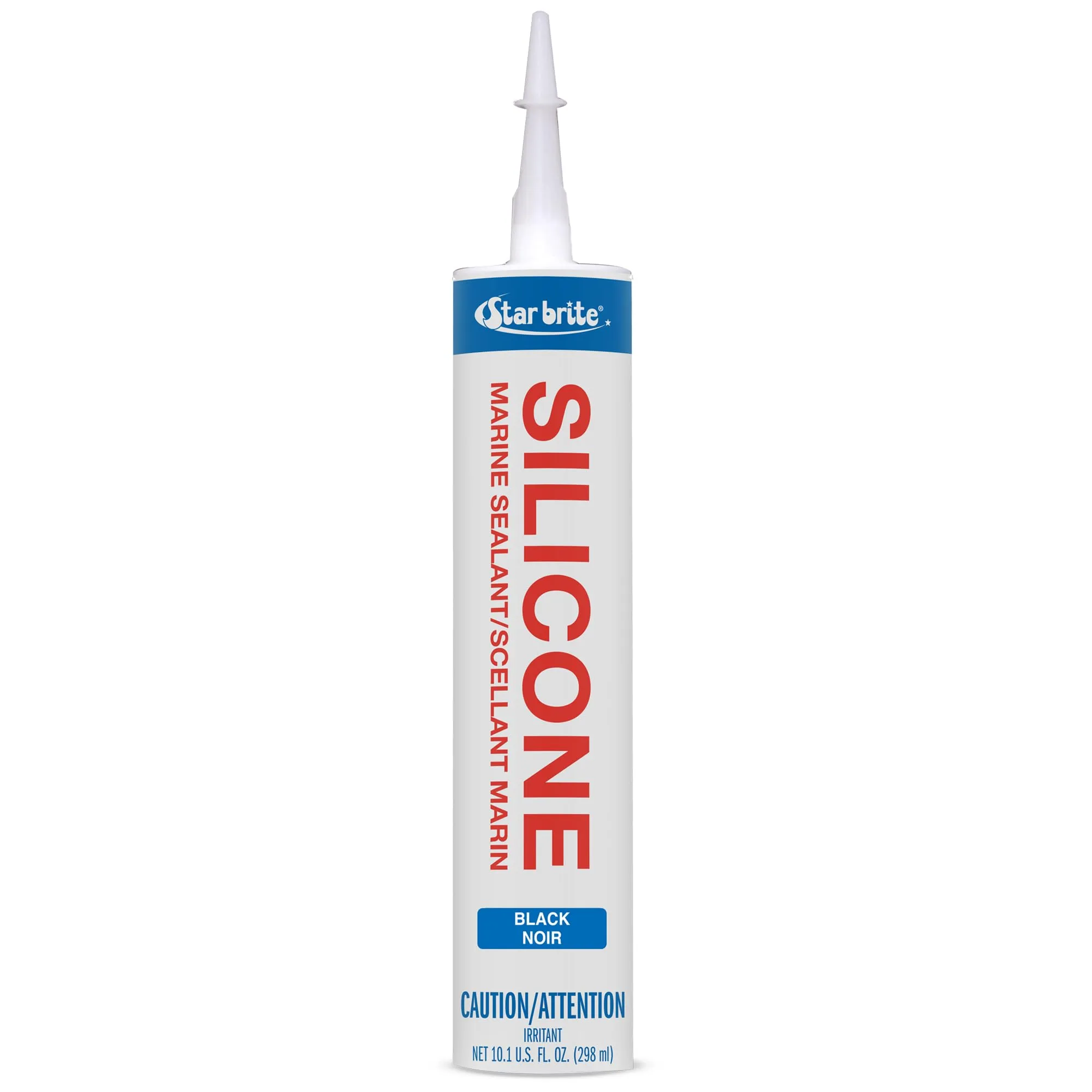 STAR BRITE Marine Silicone Sealant - Waterproof, Durable, UV Resistant, for Fiberglass, Metal, Wood, Glass, Ceramic & More