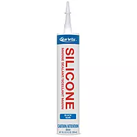 STAR BRITE Marine Silicone Sealant - Waterproof, Durable, UV Resistant, for Fiberglass, Metal, Wood, Glass, Ceramic & More
