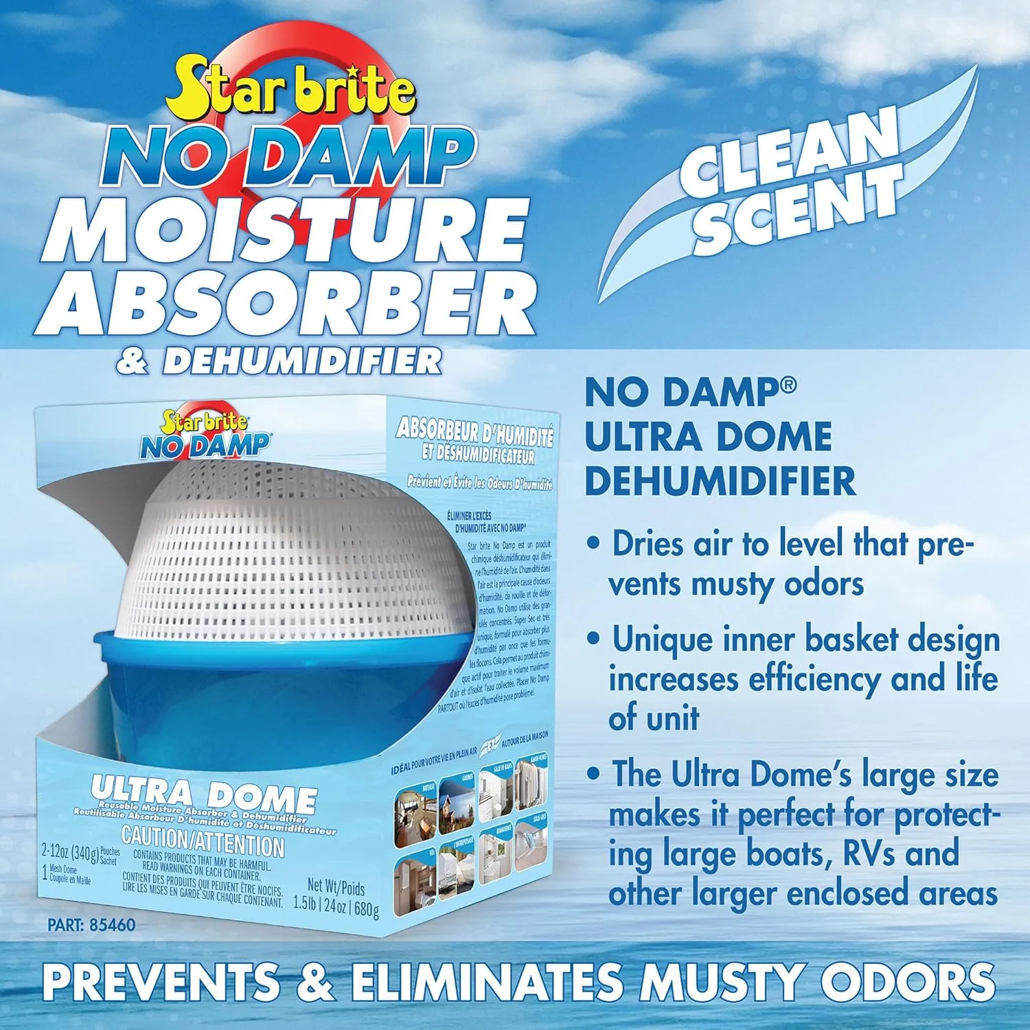 STAR BRITE No Damp Dehumidifier Bucket - 24 OZ (085460)