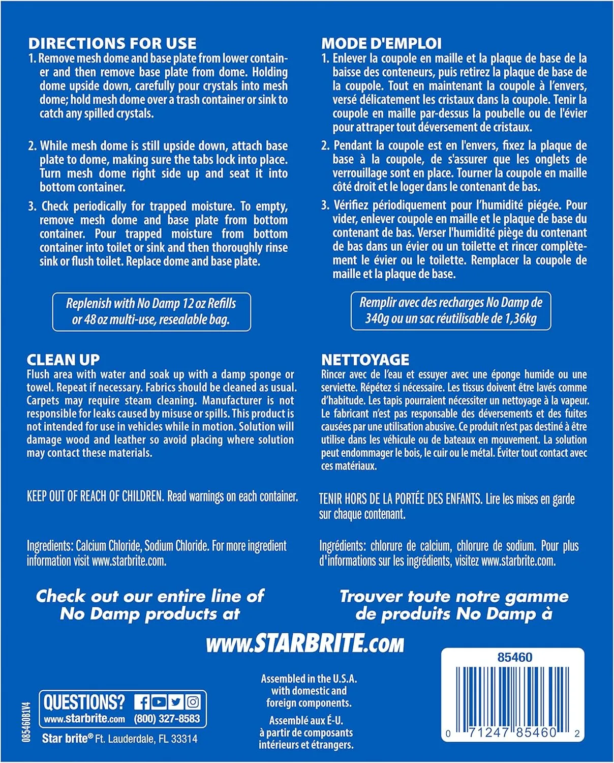 STAR BRITE No Damp Dehumidifier Bucket - 24 OZ (085460)