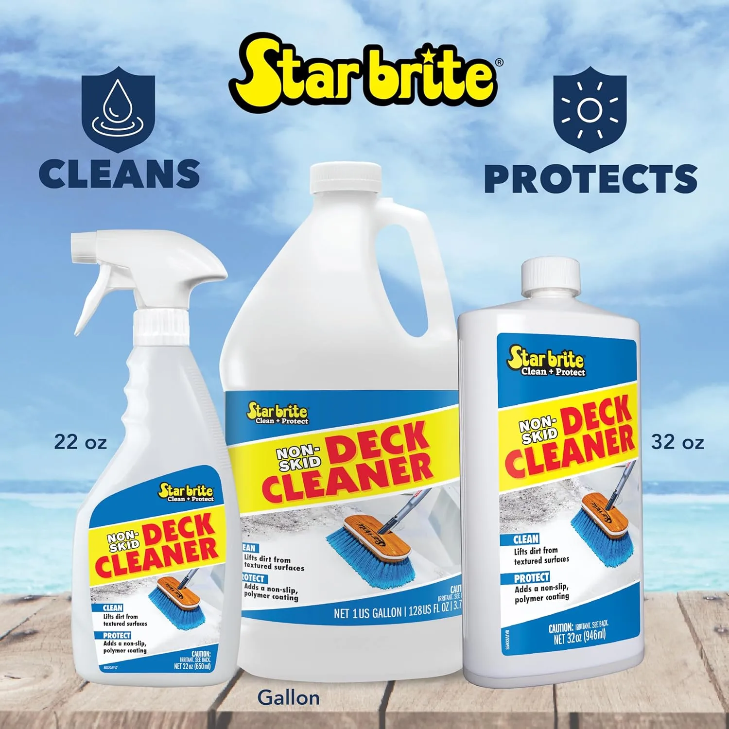 STAR BRITE Non-Skid Deck Cleaner & Protectant - Ultimate Deck Wash