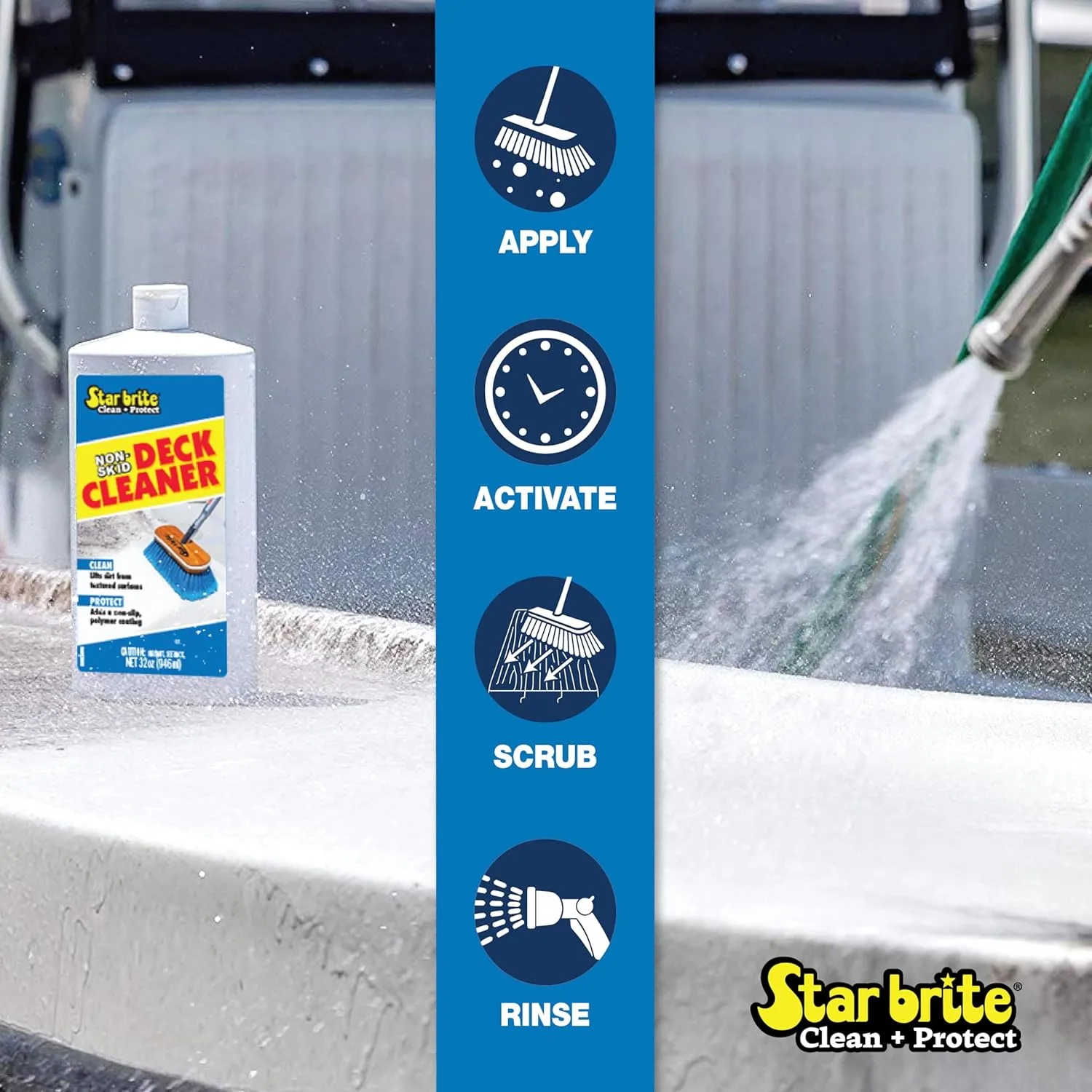 STAR BRITE Non-Skid Deck Cleaner & Protectant - Ultimate Deck Wash