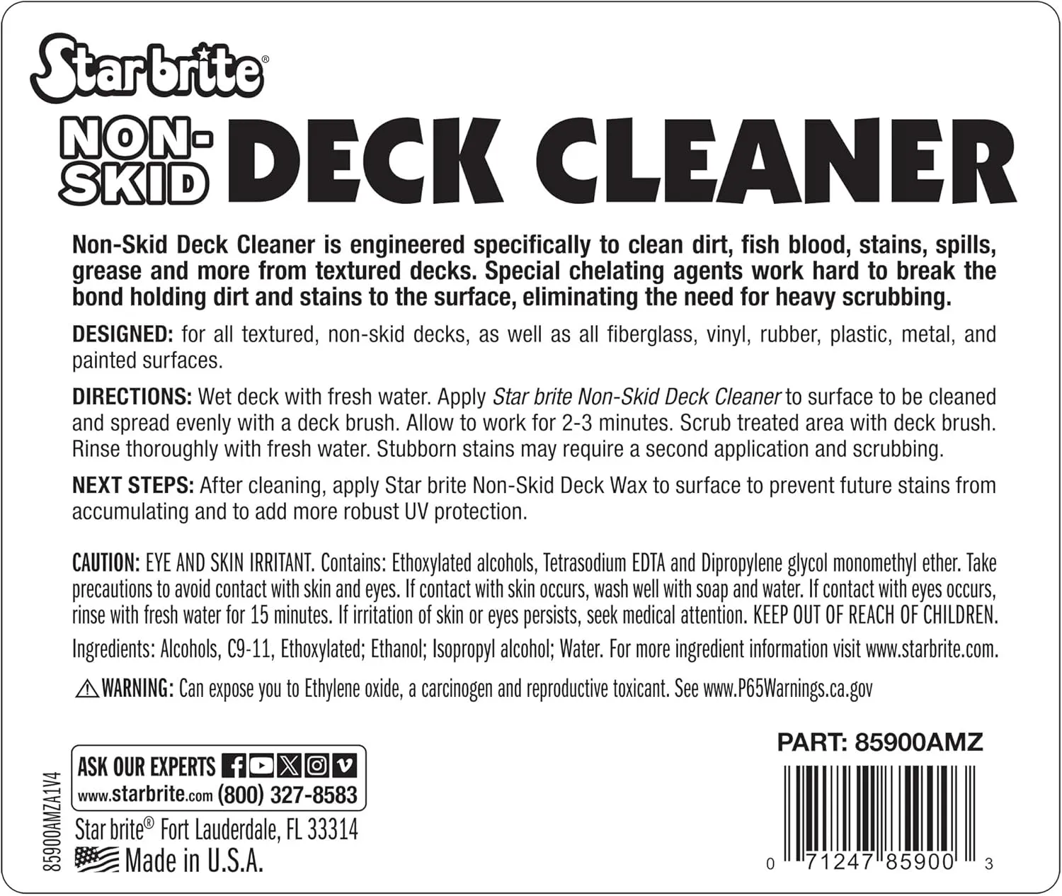 STAR BRITE Non-Skid Deck Cleaner & Protectant - Ultimate Deck Wash