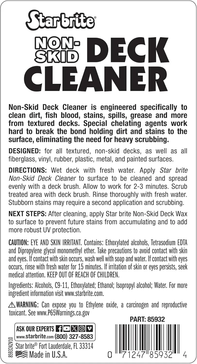 STAR BRITE Non-Skid Deck Cleaner & Protectant - Ultimate Deck Wash