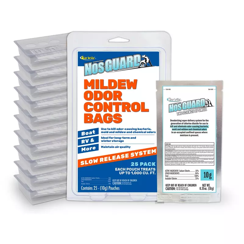 Star Brite NosGUARD SG Mildew Odor Control Bags - Slow Release - 25 Pack