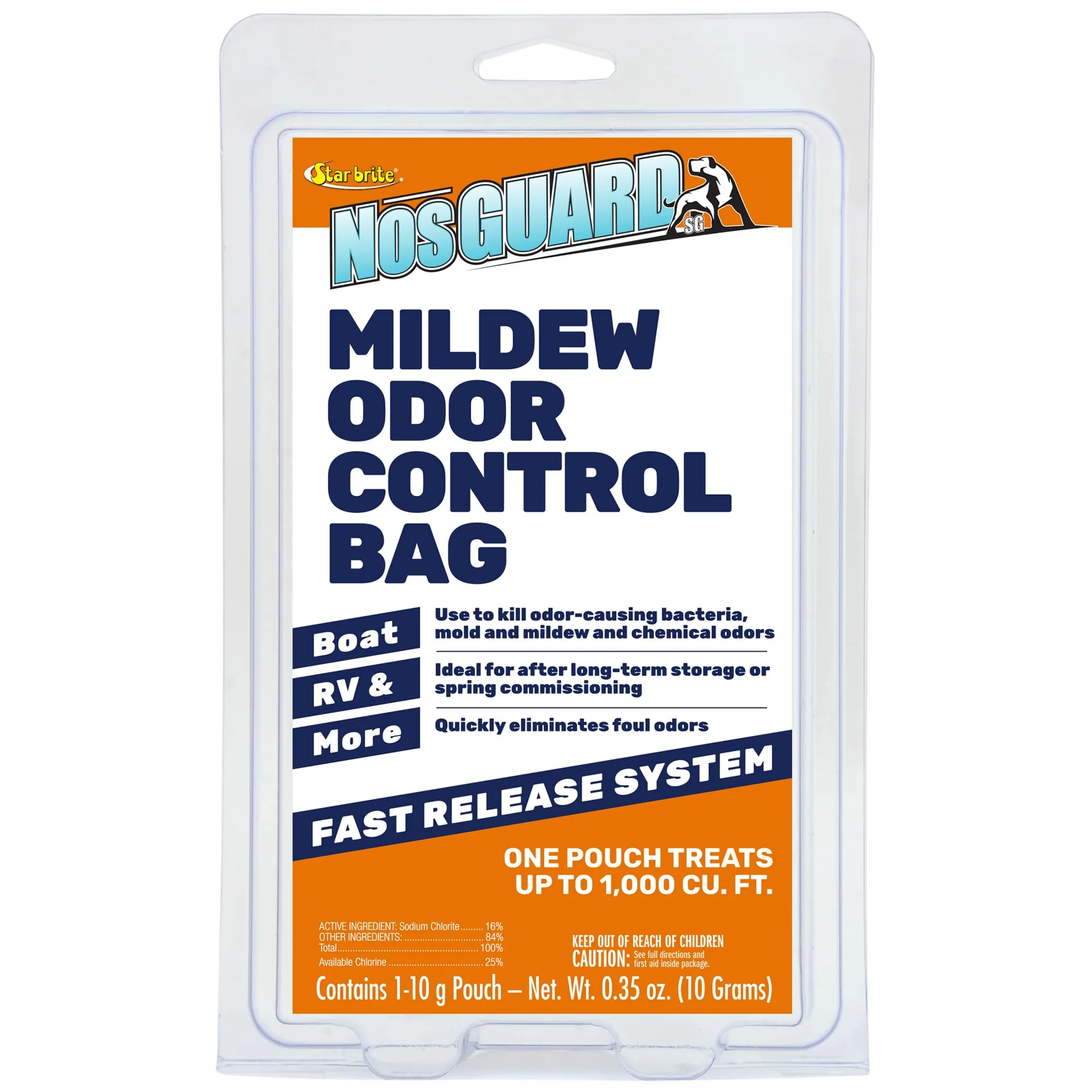 STAR BRITE NosGuard SG Mildew Odor Control Bags - Slow-Release System