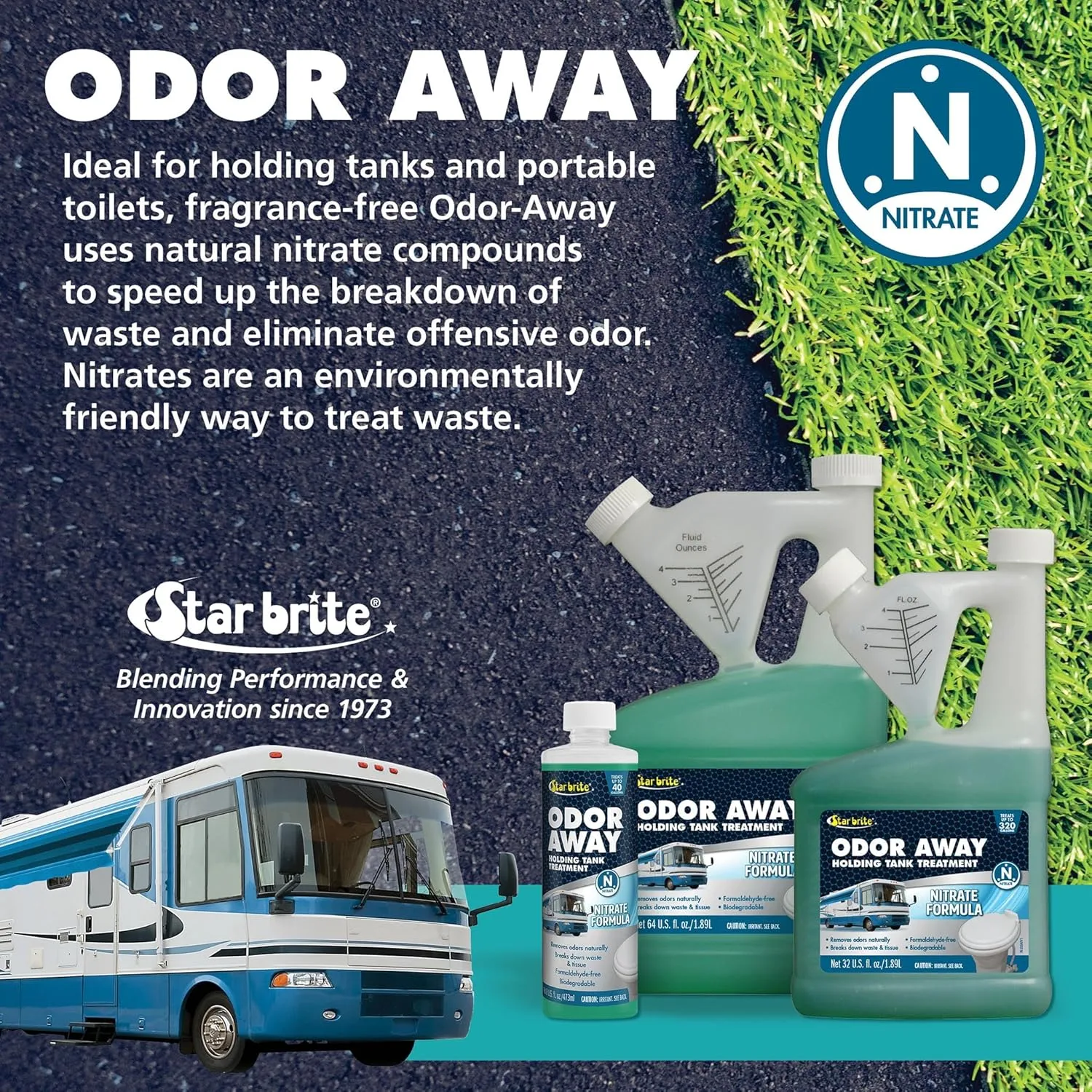 STAR BRITE Odor Away Holding Tank Treatment - Nitrate Formula