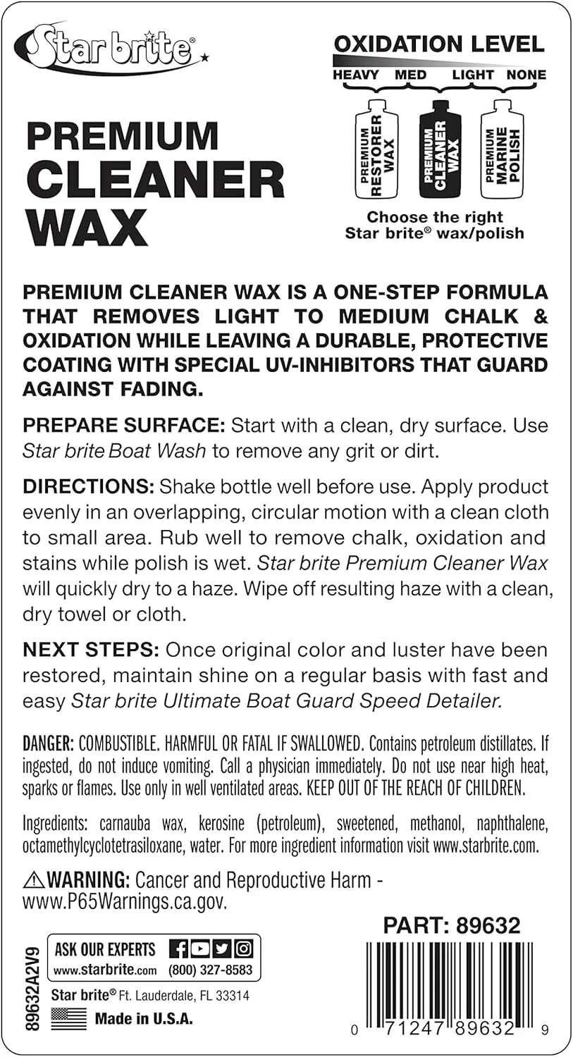 STAR BRITE One-Step Cleaner Wax with UV Protection