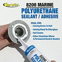 STAR BRITE Polyurethane White Sealant 2.8 oz