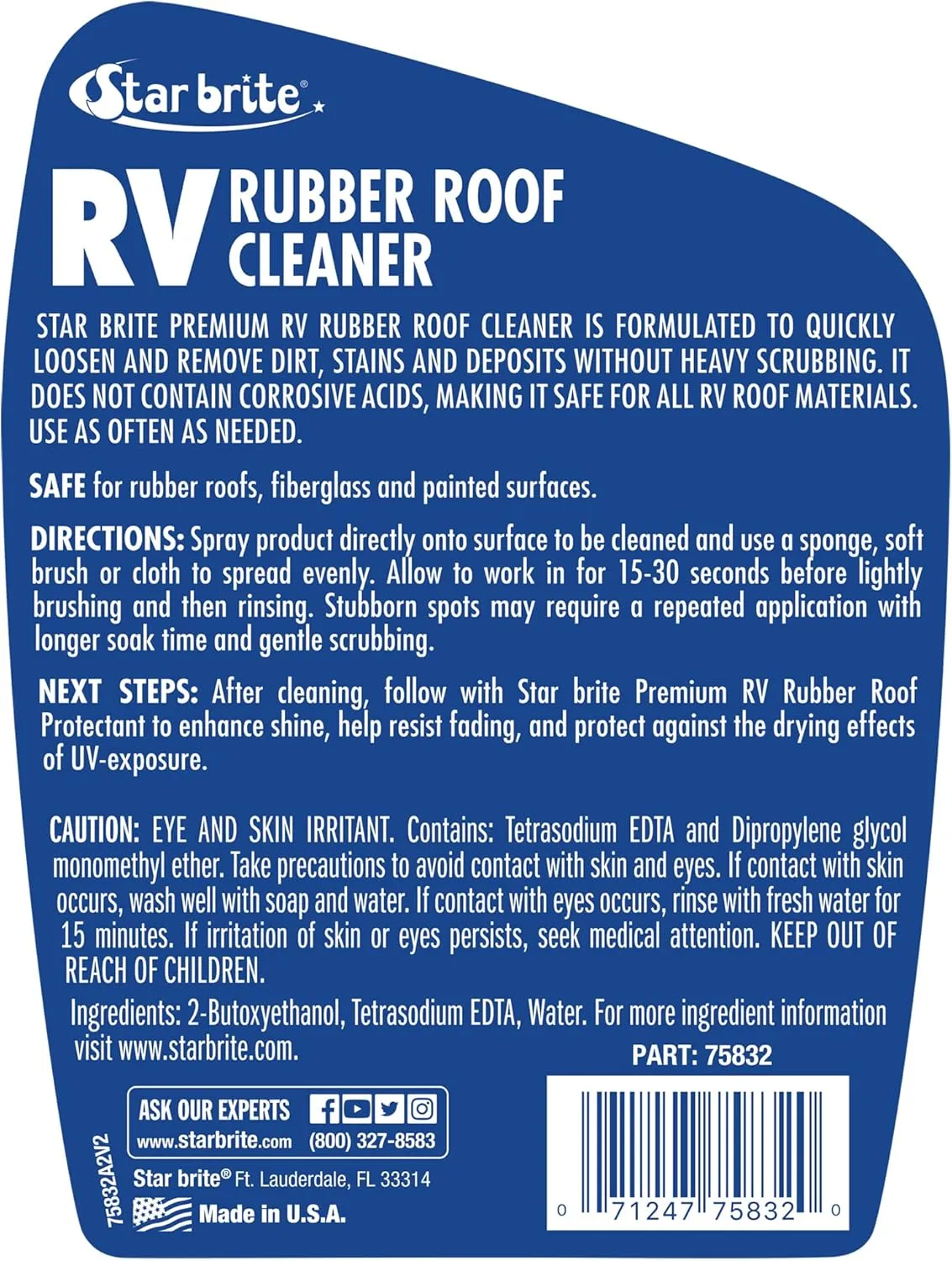 STAR BRITE Premium RV Rubber Roof Cleaner