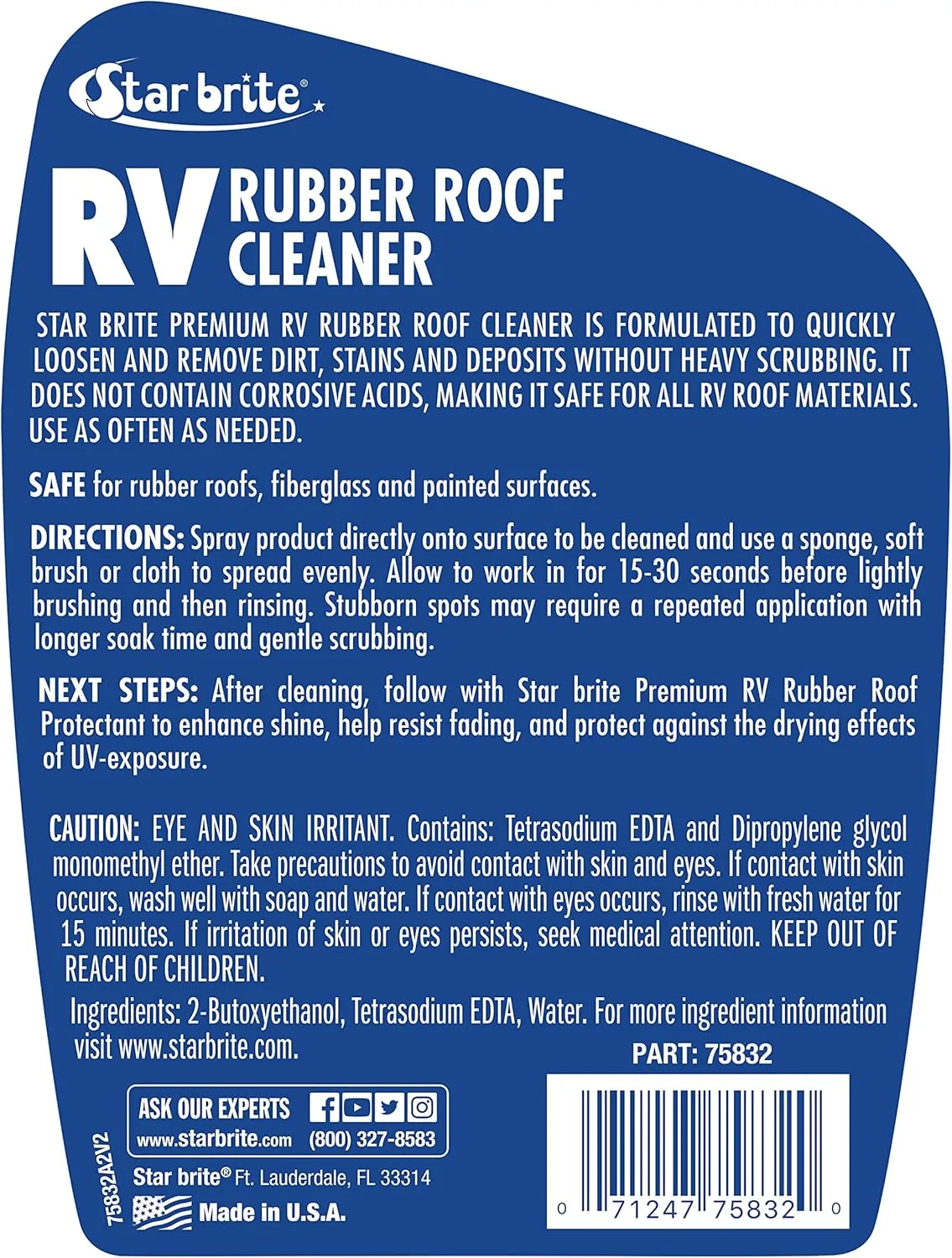 STAR BRITE Premium RV Rubber Roof Cleaner