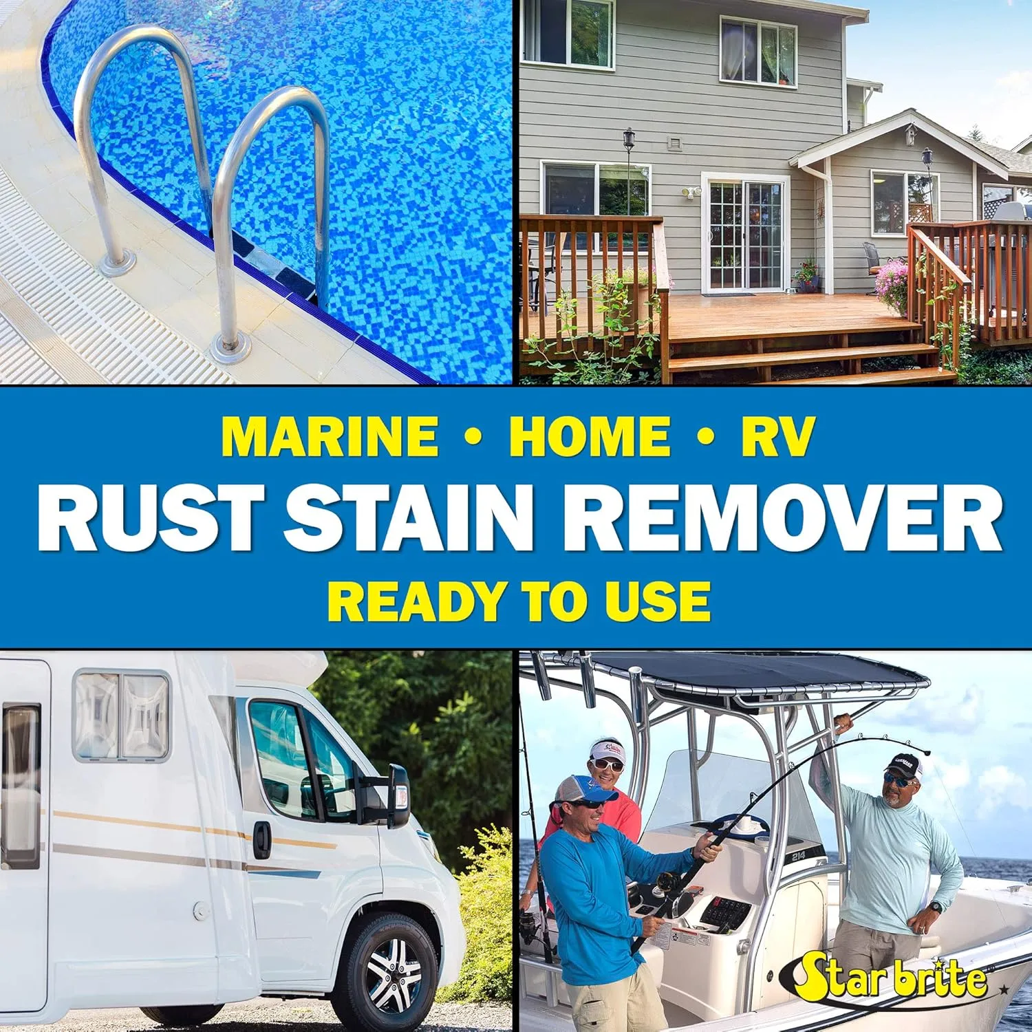 STAR BRITE Rust Stain Remover Spray, 22 oz (089222P)