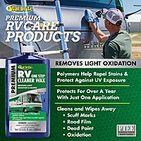 STAR BRITE Premium RV One Step Cleaner Wax - Cleans, Protects & Enhances RVs