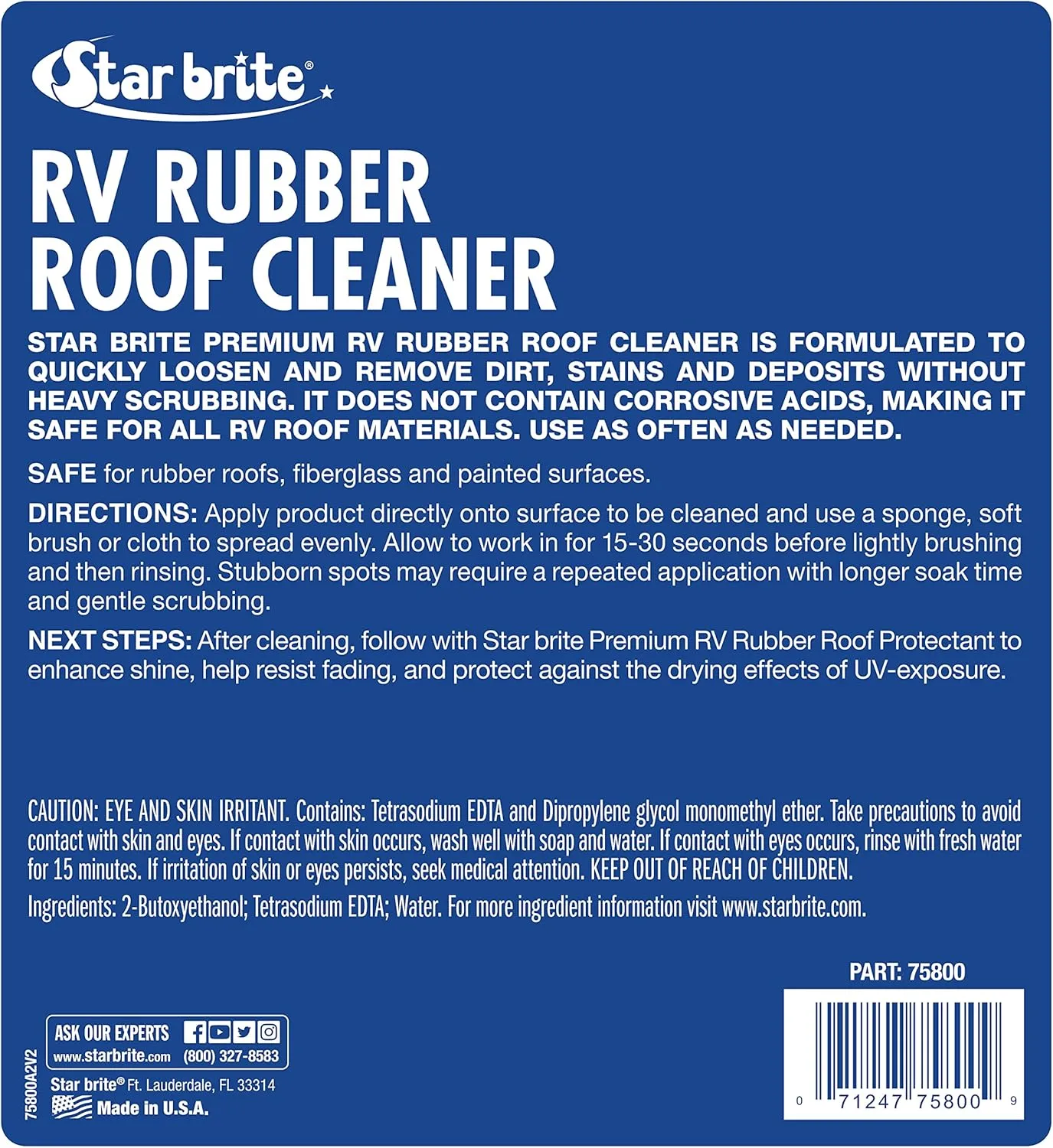 STAR BRITE Premium RV Rubber Roof Cleaner