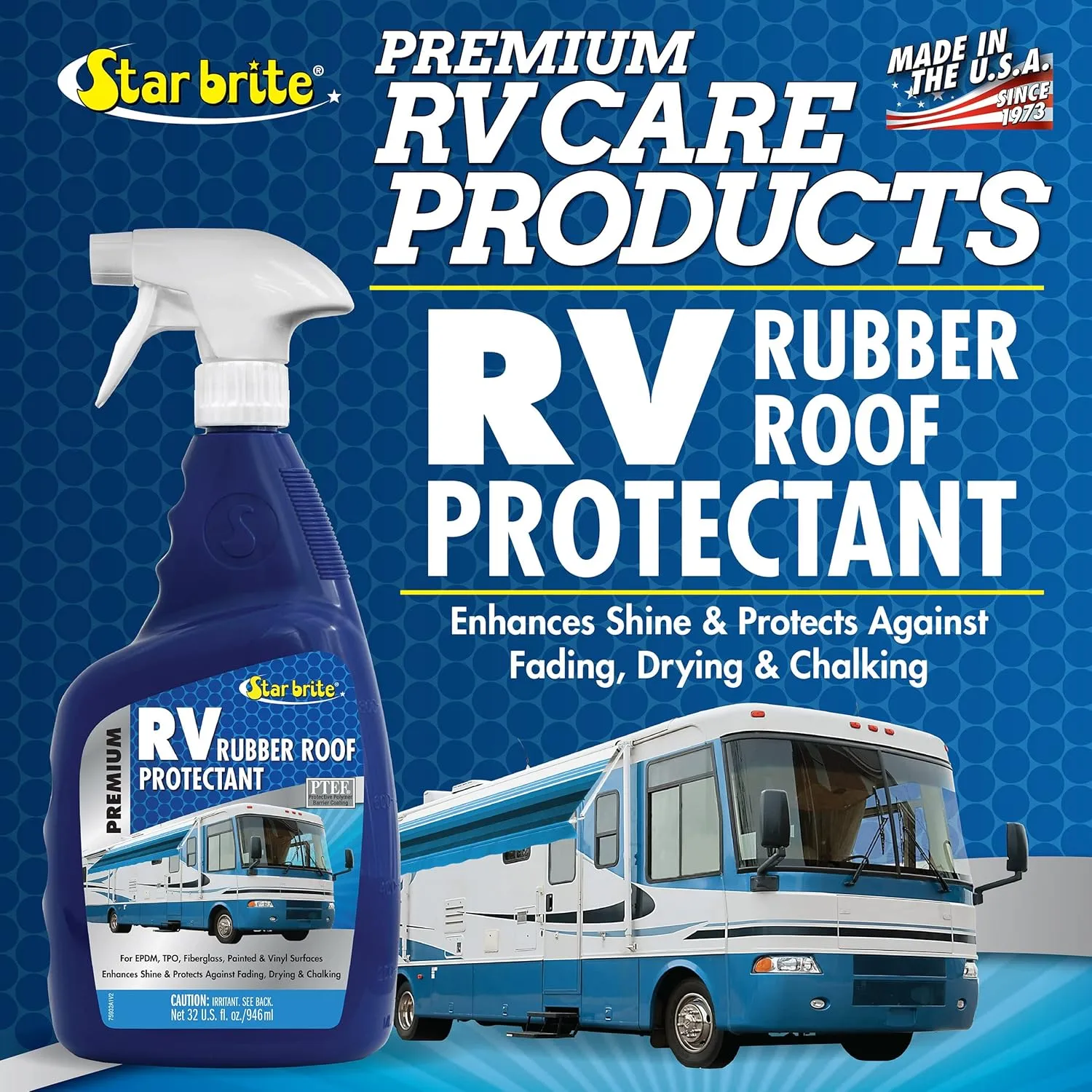 STAR BRITE Premium RV Rubber Roof Protectant - 32 OZ (075932)