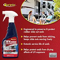 STAR BRITE Premium RV Rubber Seal Conditioner - Protects & Extends the Life of Rubber Seals - UV & Weather Resistant - 16 OZ (076116) Seal Conditioner Spray