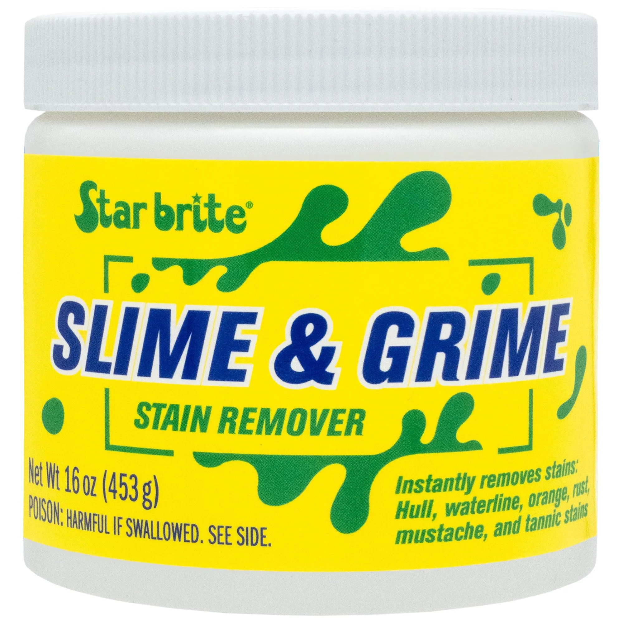 STAR BRITE Stain Remover Concentrate – Makes 5 Gallons – Removes Tarnish, Rust, and Tough Stains on Fiberglass, Metal, Wood, Cement, Tile, Decks, and More