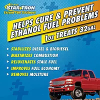 STAR BRITE Star Tron Enzyme Fuel Treatment - Automotive Diesel Formula - 8 oz (14408)