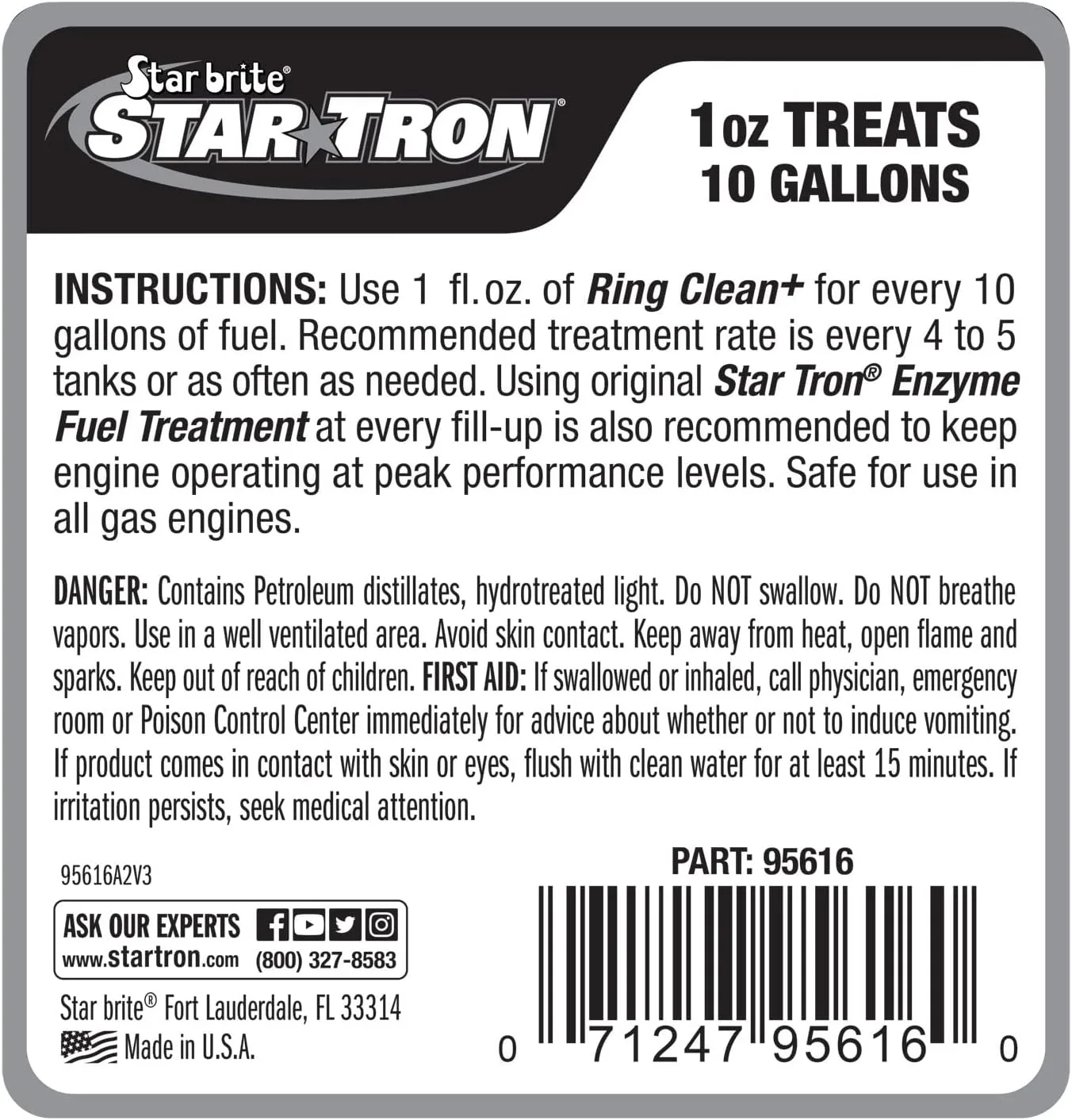 Star Brite Star Tron Ring Clean 16 Ounce