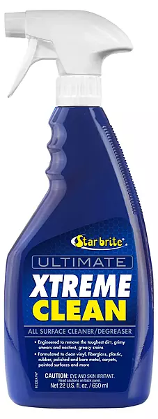 STAR BRITE Ultimate Xtreme Clean - High-Performance All-Surface Cleaner Degreaser, Ideal for Aluminum, Fiberglass, Plastic, Chrome, Stainless, Leather, and Rubber Surfaces Music