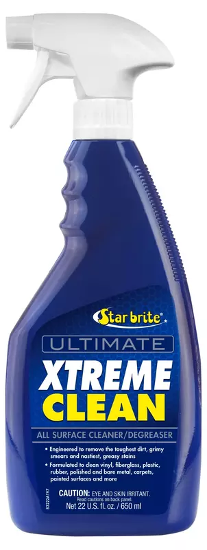 STAR BRITE Ultimate Xtreme Clean - High-Performance All-Surface Cleaner Degreaser, Ideal for Aluminum, Fiberglass, Plastic, Chrome, Stainless, Leather, and Rubber Surfaces Music