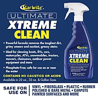 STAR BRITE Ultimate Xtreme Clean - High-Performance All-Surface Cleaner Degreaser, Ideal for Aluminum, Fiberglass, Plastic, Chrome, Stainless, Leather, and Rubber Surfaces Music
